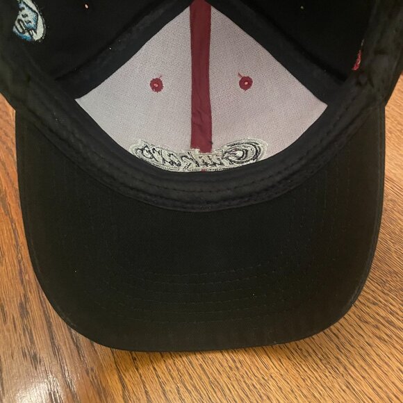 Men's Idaho Falls Chukars Red/Black Hook and Loop Baseball Hat Cap - Picture 8 of 10